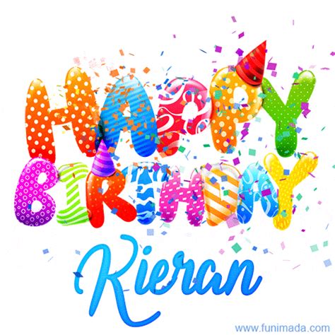 Happy Birthday Kieran Creative Personalized  With Name — Download
