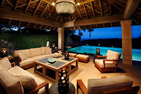 striking tropical patio designs    view   enjoyable