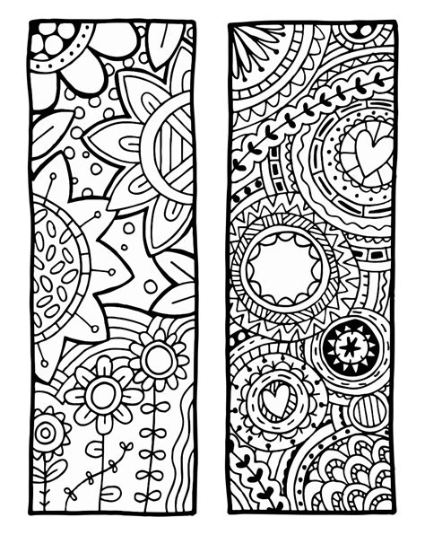 color bookmarks printables printable word searches