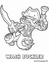 Coloring Buckler Wash Swap Force Skylanders Pages Edition Water First Printable Color Book sketch template