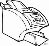 Printer Coloring Pages Computer Color Office Electronic Canon Big Drawing Printable Hp Getcolorings Getdrawings Print sketch template