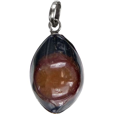 Gemstone Pendant Third Eye Agate Each Kheops International