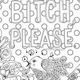 Sweary Sassy sketch template