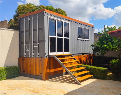 shipping container workshop   backyard shipping container