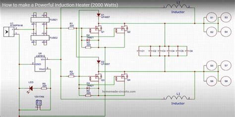 design  induction heater circuit homemade circuit projects