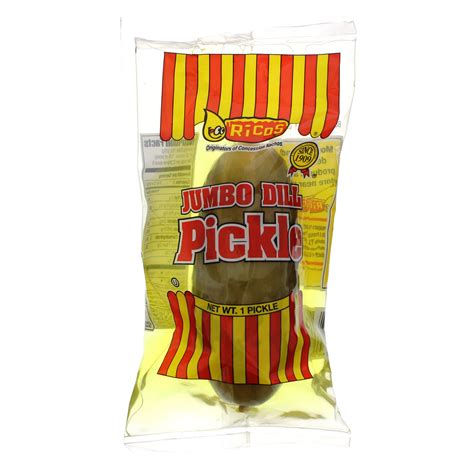 Ricos Jumbo Dill Pickle In A Pouch Shop Vegetables At H E B