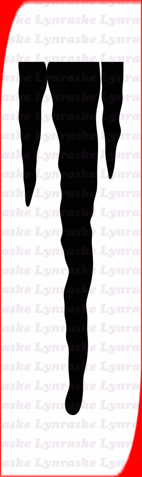 icicle silhouette svg svg dxf cricut silhouette cut file etsy