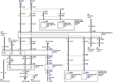 ford  fuse box diagram troubleshooting signal lights flashers