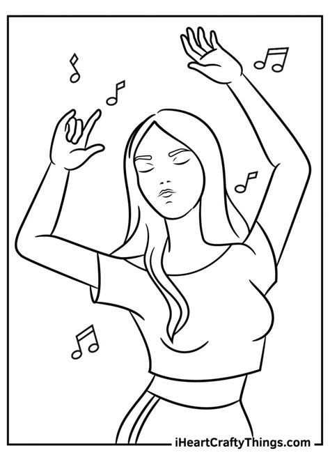 dance coloring pages   printables
