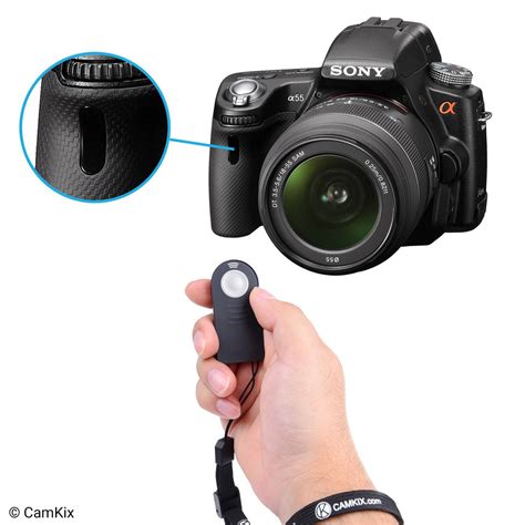wireless ir shutter remote control   sony cameras camkix