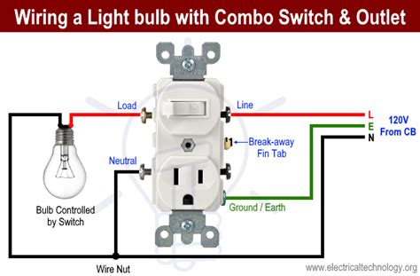 combo switch outlet wiring