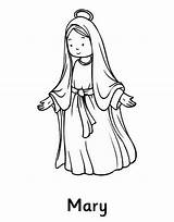 Mary Coloring Pages Assumption Virgin Rosary Blessed Catholic Kids Colouring Nativity Jesus Printable Color Familyholiday Mysteries Glorious Holy Sheets Related sketch template
