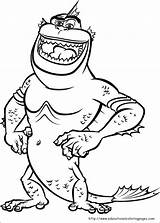 Aliens Monsters Coloring Pages Printable sketch template