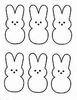 Peeps Easter Printable Template Clipart Bunny Print Printables Templates Coloring Crafts Pattern Pages Logo Nonsense Cliparts Colored Felt Clip Kids sketch template