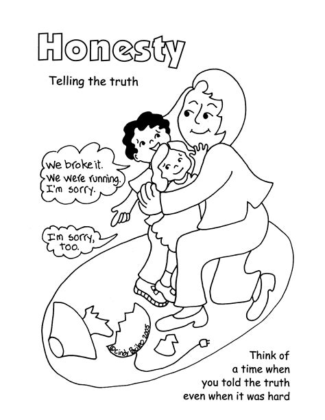 coloring pages drawing pictures  honesty honesty coloring page