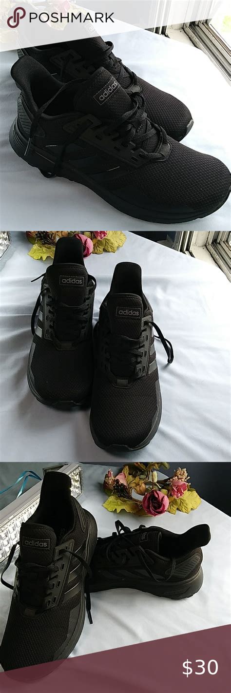 adidas ortholite black tennis shoes adidas ortholite black tennis shoes    worn