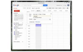 Google Calendar Client screenshot #1