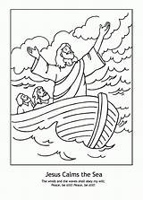 Coloring Pages Jesus Storm Calms Lds Calming Bible Nursery Printable Sea Calm Sheets Sheet Stormfly Heals Kids Colouring Preschool Sick sketch template