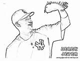 Jeter Colour Neocoloring sketch template
