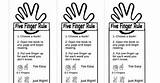 Finger Rule Five Reading Rules Bookmark Classroom Anchor Chart Grade Fingers Pdf Posters Strategies Choose Board Strategy Library Docs Google sketch template