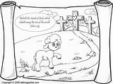 Lamb God Coloring John Sunday School Lesson 34 Behold Jesus Pages 29 Light Drawing March Print sketch template