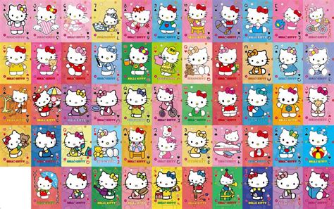 playing cards cute cards christmas gift pictures  kitty printables