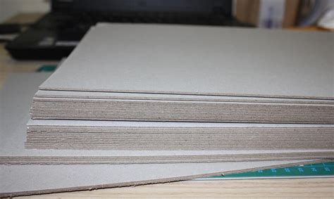 pcs plain grey chipboard sheet mm thick card grey board cardboard  paper craft