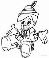 Pinocchio Coloring Pages Printable Cool2bkids Colouring Disney Kids Puppet Getdrawings Wooden sketch template