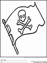 Pirate Flag Coloring Pages Popular sketch template