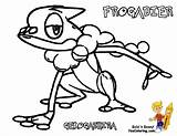 Coloring Pages Pokemon Frogadier Printable Library Clipart sketch template