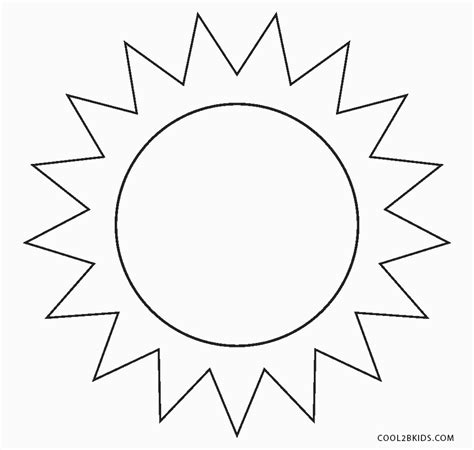 printable sun coloring pages  kids coolbkids