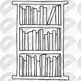 Bookshelf Outline Clipart Classroom Drawings Watermark Register Remove Login Lessonpix sketch template