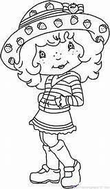 Strawberry Shortcake Coloring Pages Vintage Friends Printable Girl Doll Clipart Getcolorings Digi Prints Color Getdrawings Library Popular sketch template