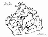 Coloring Hiking Pages Bear Popular Getdrawings Drawing sketch template
