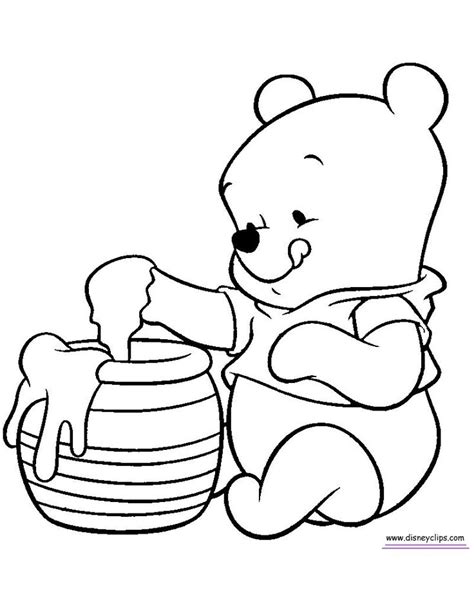 cute winnie  pooh coloring pages   coloringfoldercom