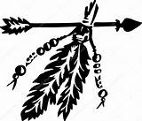Feathers Pfeil Indianer Americans Federn Ureinwohner Amerikas sketch template