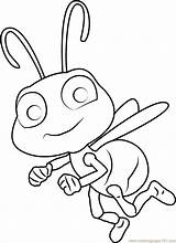 Coloring Bugs Life Pages Dot Disney Bug Drawing Logo Coloringpages101 Color Kids Online Getdrawings sketch template