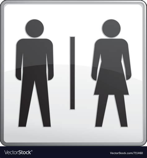 male and female toilet sign royalty free vector image