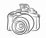 Dslr Kamera Linie Label Skizze Abbildung sketch template