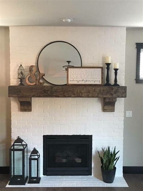 hand hewn beam fireplace mantel  inches   inches