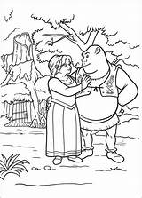Shrek Coloring Pages Forever After sketch template
