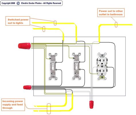 box   switches   receptacle    find  diagram  wire  properly