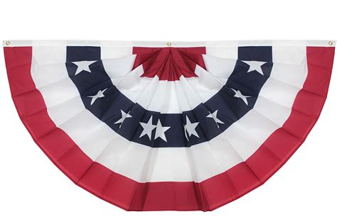large pleated fan bunting  flag maker