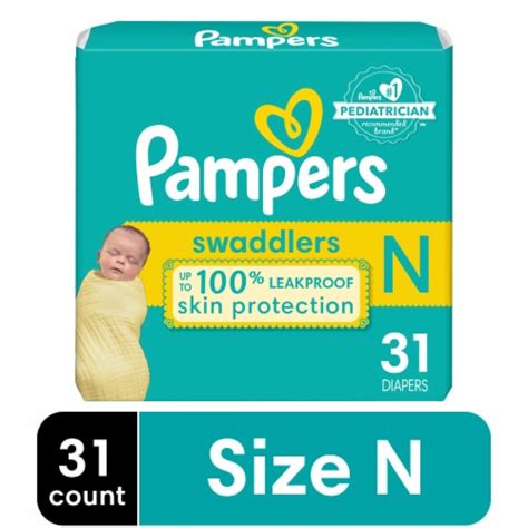 pampers swaddlers newborn baby diapers size