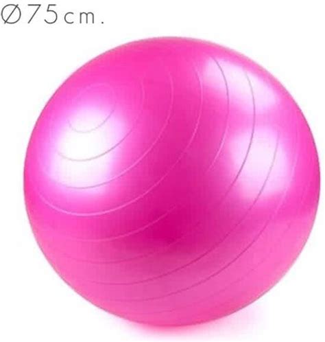 bolcom yogabal zitbal fitnessbal roze