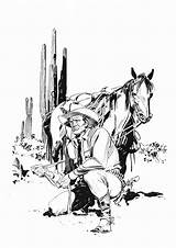 Ticci Cowboy Willer Faroeste Fumetti Fumetto Lineart Sketches Lezione Bianco Velho Oeste Frontiera Americana Pulp sketch template