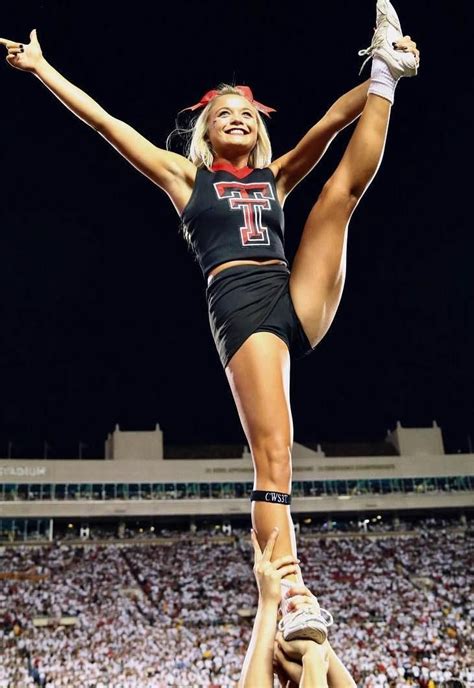 pin by angel😇 on college cheer pinterest texas tech cheer and