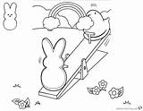 Peeps Coloring Pages Seesaw Playing Printable Saw Getcolorings Kids Print Color sketch template