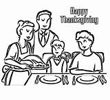 Family Thanksgiving Dinner Coloring Enjoying Whole Kids Print Utilising Button Grab Otherwise Welcome Size sketch template