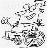 Wheelchair Wheel Chair Cartoon Drawing Coloring Clipart Optimistic Man Vector Optimism Nerves Sheets Outline Getdrawings Mashing Myeloma Keep Together sketch template